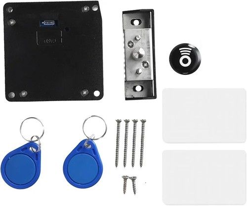 Smart Lock, Smart Houten Deurslot, Keyless Invisible Lock IC Card, NFC Charging