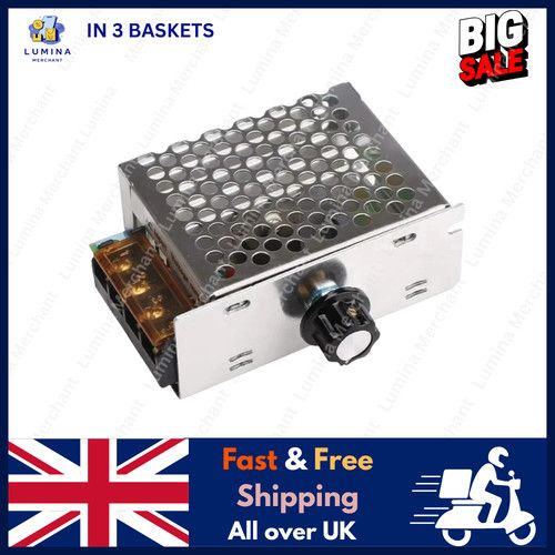 Motor Speed Control Controller 4000W 220V AC SCR Variable Voltage Regulator