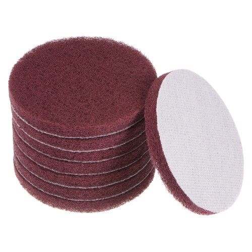 8pcs Drill Power Brush 4 Inch Tile Scrubber Scouring Pads 320-400 Grit
