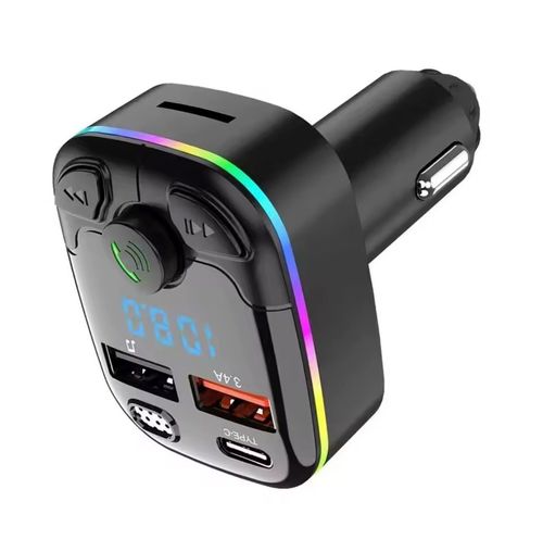 Bluetooth FM Transmitter Car Kit MP3 Player USB Charger Handsfree Adapter Type C — image 5