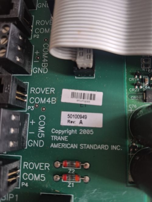 Trane 64002334 Rev B BMTX Tracer Summit BCU Controller Board+ interface Board A — image 3