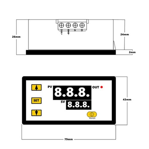 12V Temperature Controller Switch With Probe 20A Thermostat Control UK — image 9