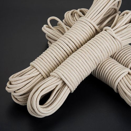 Natural Cotton Rope Cord Twine Braided 16 Strand Garden Washing Line Camping Etc — image 5