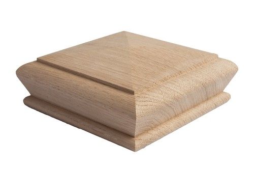 Stair Post Cap Pyramid Pine Oak 70mm 82mm 90mm