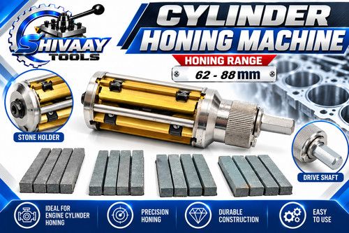 New Cylinder Engine Hone Kit 62mmTo 88mm Honing Machine + Honing Stone 4 Set