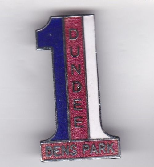 Dundee " No1 - Dens Park  " - lapel badge brooch fitting — image 1
