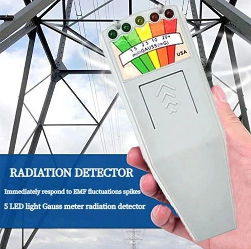 EMF Radiation Detector Gauss Meter Electromagnetic Field Tester 9V — image 5
