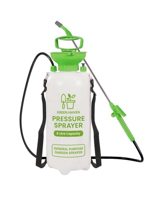 8L Pressure Sprayer Pump Action Manual Garden Sprayer Strap GREEN HAVEN — image 1