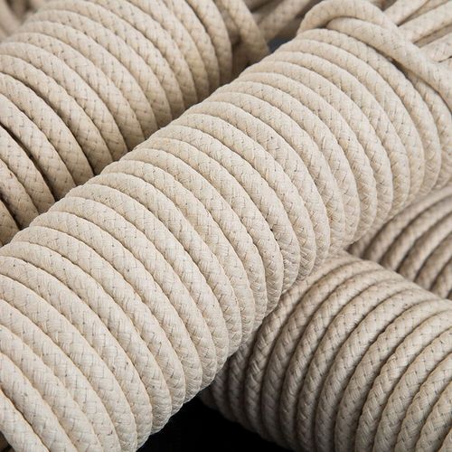 Natural Cotton Rope Cord Twine Braided 16 Strand Garden Washing Line Camping Etc — image 6