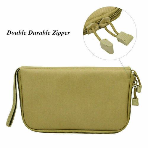 Men Handgun Tactical Army Padded Pistol Storage Pouch Hunting Carry Case Gun Bag — image 5
