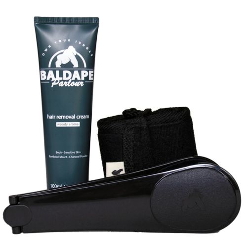 Men's Back Hair Removal Kit Depilatory Cream Self Groomer Tool Baldape Parlour — image 1