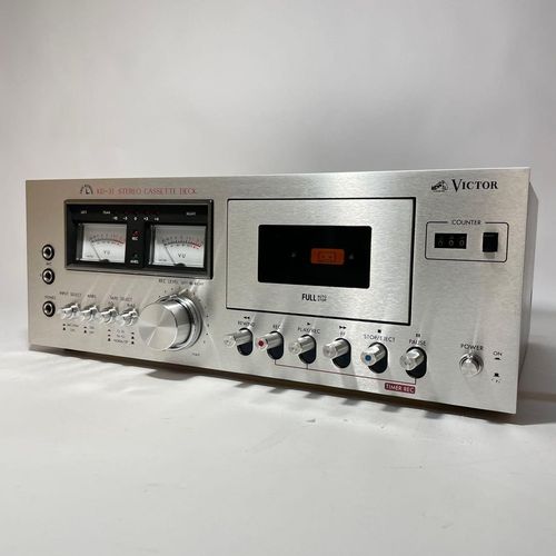 Victor KD-31 ANRS Stereo Cassette Deck Serviced LED Peak Meter Fully Functional — image 2