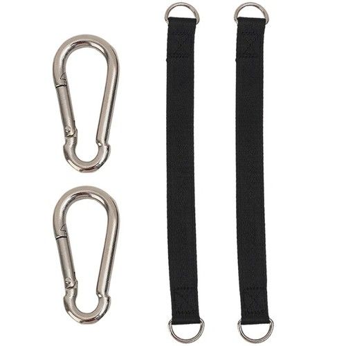 2pcs Swing Hammock Tree Hanging Straps Kit Hooks Carabiner Garden Swing Fittings