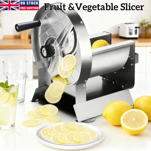 Electric Vegetable Fruit Slicer Stainless Slicing Device Kitchen Tomatoes Lemons — image 1