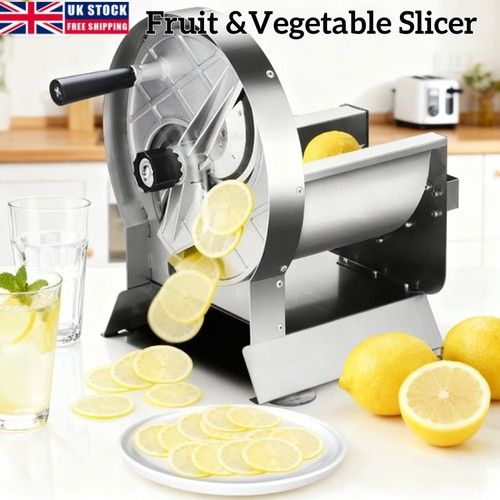 Electric Vegetable Fruit Slicer Stainless Slicing Device Kitchen Tomatoes Lemons