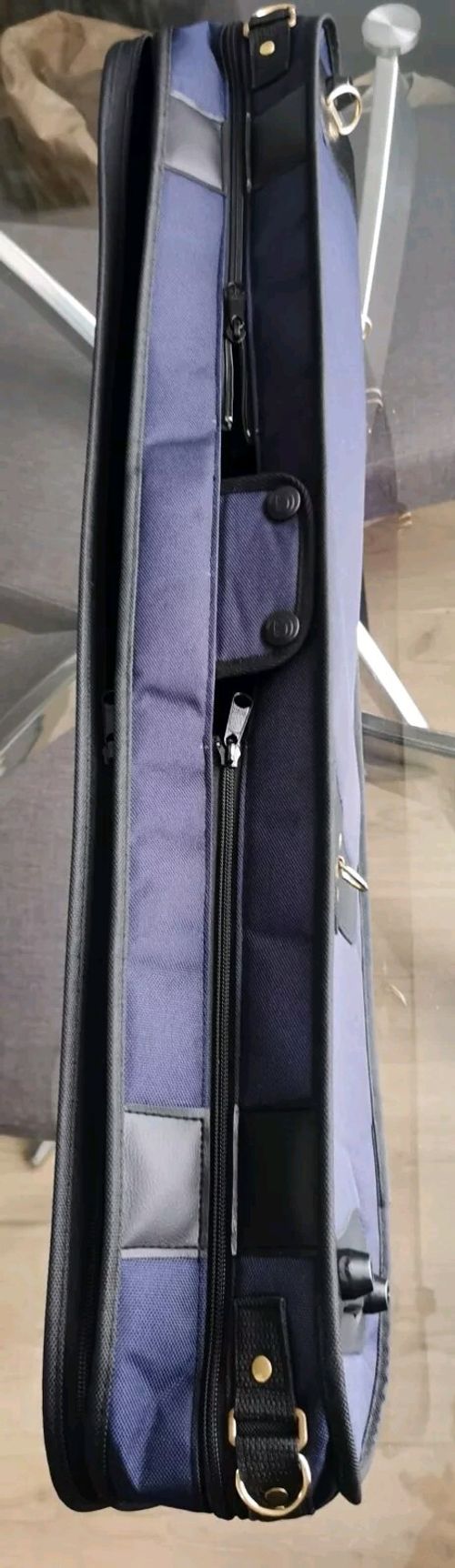 GEWA JAEGER Prestige Violin Case Cover Only – 4/4 Full Size – Dark Blue — image 4