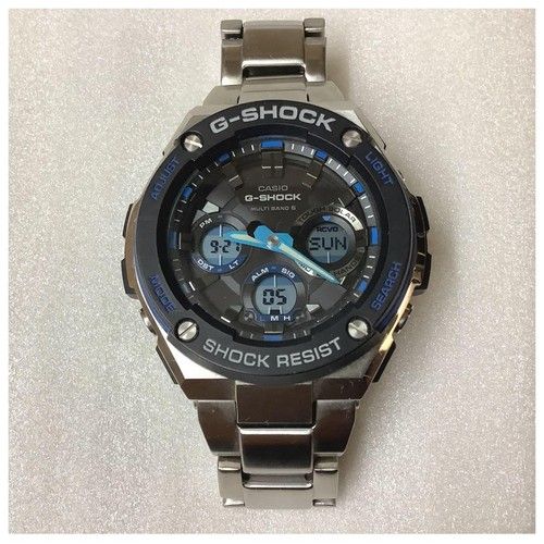 Excellent CASIO G-SHOCK Radio-Controlled Tough Solar Watch GST-W100D