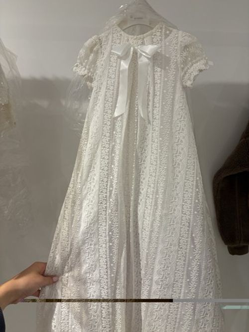White Lace Christening Gown  3 Months Brand New With Tags Christening Baby Gown
