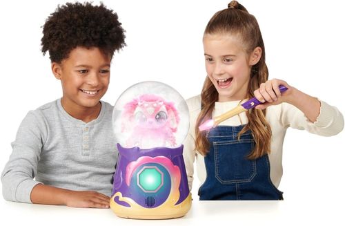 Magic Mixies Magical Misting Crystal Ball & Interactive 8in Pink Plush Toy (NEW) — image 2