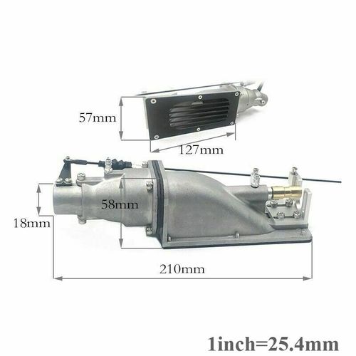 35mm Boat Water Jet Propulsion Pump Thruster with CNC Propeller Motor Accessory — image 5