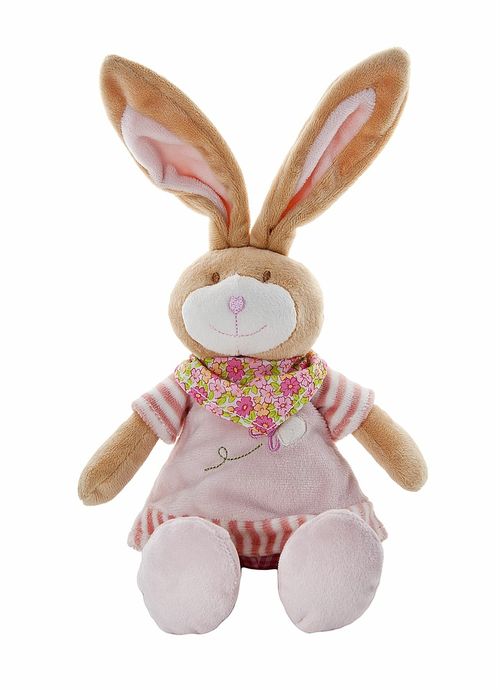 Mousehouse Little Pink Bunny Rabbit Baby Soft Toy for Newborn Baby Girl — image 5