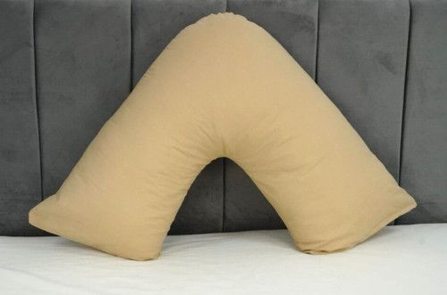 V Shaped Pillowcase Orthopaedic Back Neck Support Pregnancy Nursing V Case Cover