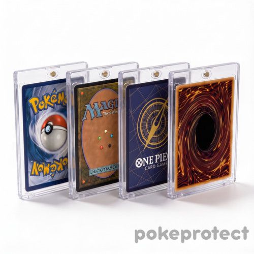 35pt One Touch Magnetic Card Holder UV Protection Pokémon TCG Football Sports