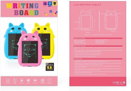Portable Gadgets LCD Writing Pad. 8.5" Scribble Doodle Board Fun Cat for Age 3+ — image 22