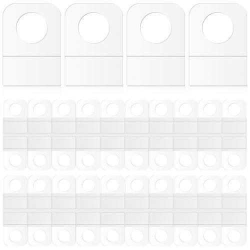 Durable White Pet Hanging Tabs Transparent Design for Office and Craft Use — image 3