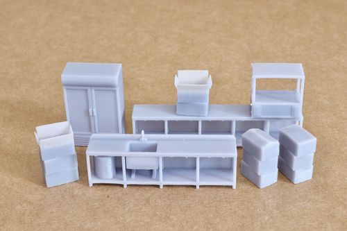 Container Based Cafe Scene Set OO GAUGE 1:76 Model Railway Scenery Decoration — image 10