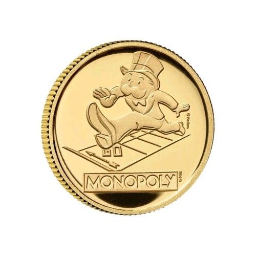 Royal Mint 1/40oz Gold Monopoly 90th Anniversary 2025 Proof Coin Limited 1250 