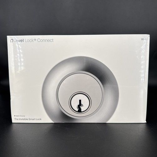 Level Lock+ Connect WiFi Deadbolt Smart Lock Satin Nickel B2 Apple Home Key