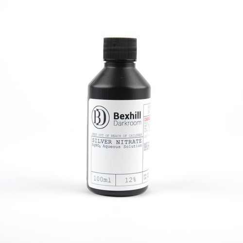 Silver Nitrate 12% Solution - 100ml - Salt Print Sensitiser - Bexhill Darkroom — image 1