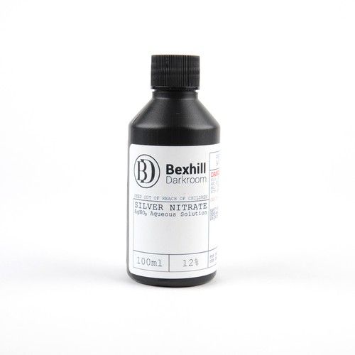Silver Nitrate 12% Solution - 100ml - Salt Print Sensitiser - Bexhill Darkroom