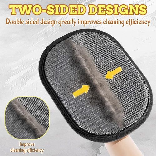 Pet Hair Removal Glove Magic Brush Dog Cat Grooming Electrostatic lint Remover — image 4