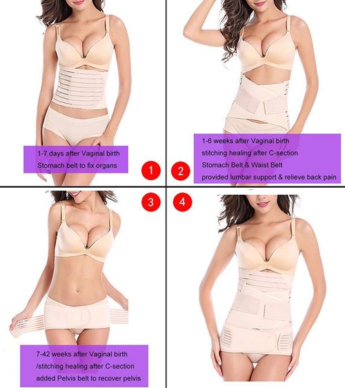 3 in 1 Postpartum Recovery Belly Wrap Pelvis Belts For Post Pregnancy Maternity — image 6