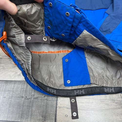 Helly Hansen Helly Tech Ski Jacket Waterproof Hooded Blue Mens Small — image 8