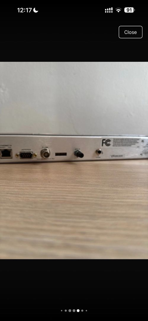 Evertz cp1000e ethernet router control matrix panel with rear display — image 5