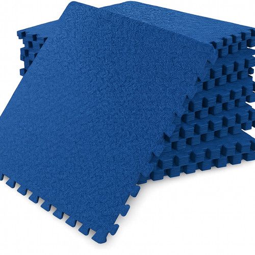 Thick Heavy Duty Gym Flooring Interlocking Floor Mat EVA Soft Foam Yoga Mat 60cm