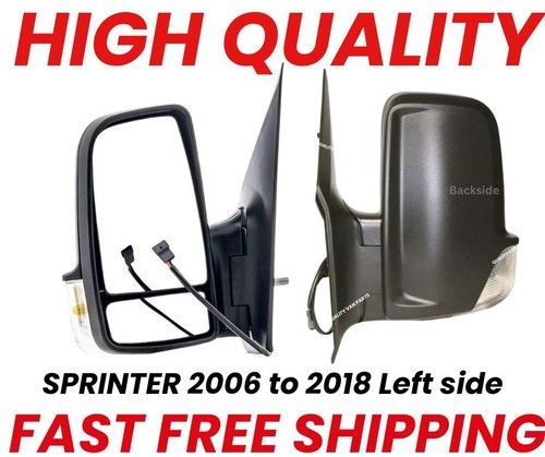 For Mercedes Sprinter Van 2006-2018 Manual Short Arm Wing Mirror Passenger Side
