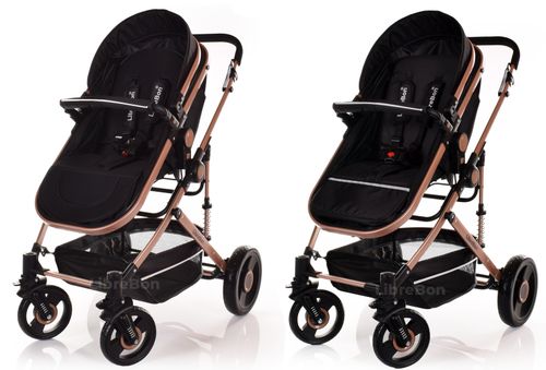 LIBREBON Baby Pram WITH CAR SEAT Buggy 3 in 1 Travel System Pushchair Up To 22Kg — image 10