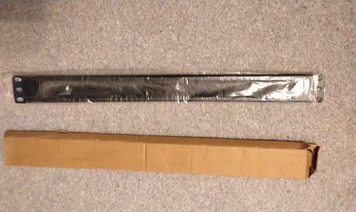 Rack Mount Cable Management Brush Strip Panel 1U 19" Black