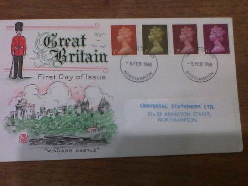 1968. Great Britain First Day of Issue.Windsor Castle