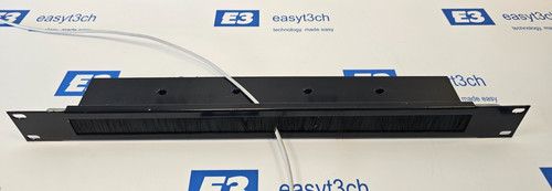Cable Management Brush Tidy 1U 19” Network Rack Thick with cable tray