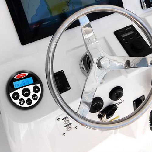 Marine Bluetooth Stereo Receiver Boat Radio USB AUX MP3 Player Audio + Antenna — image 5
