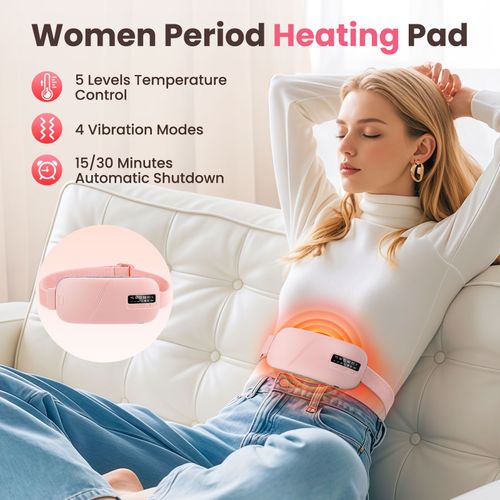 Electric Heating Menstrual Heat Pad Massage Belt For Period Pain Relief Cramps — image 13