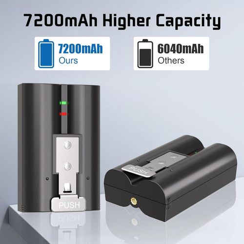 2 PACK For Ring Doorbell Camera 2/3/4 Quick Release Battery Pack 7.0Ah + Charger — image 2