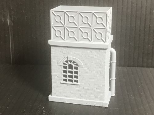 OO Gauge (OO9) Small brick water tower — image 2