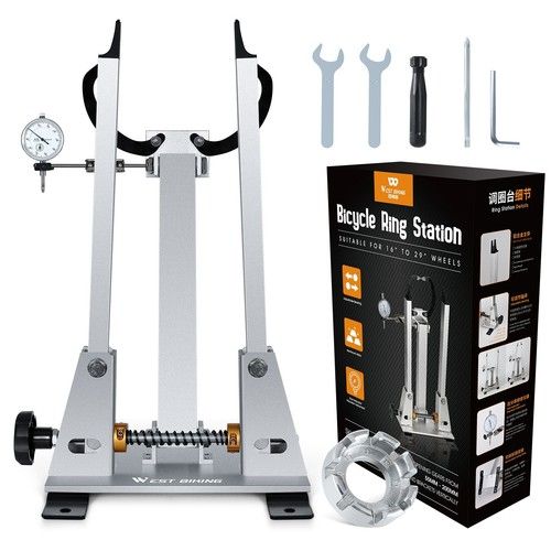WEST BIKING Bike Wheel Truing Stand MTB Bicycle Wheel Maintenance Repair Tool