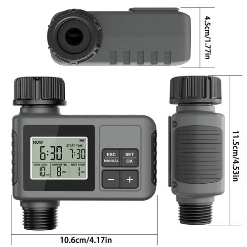 Automatic Water Timer Irrigation Watering System Sprinkler Garden Programmer Set — image 2